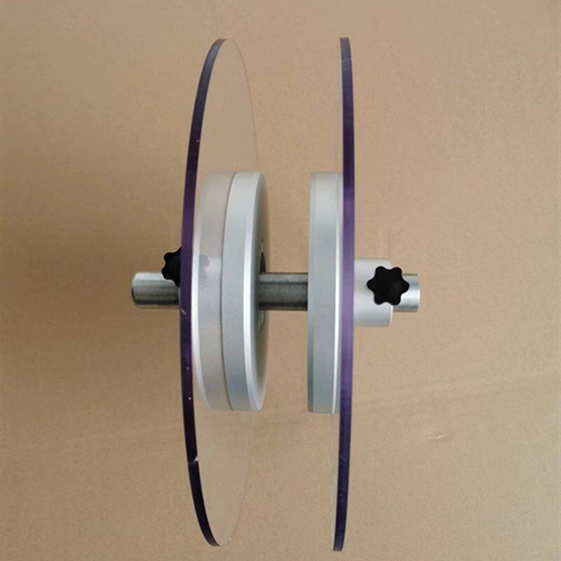6寸铝合金挡料盘弹簧夹料板 保鲜拉伸密封缠绕膜挡圈多用支架挡头