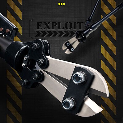 EXPLOIT/开拓 手动液压钢筋剪液压剪 高锰钢钢筋切断机 EXPYQ-12C