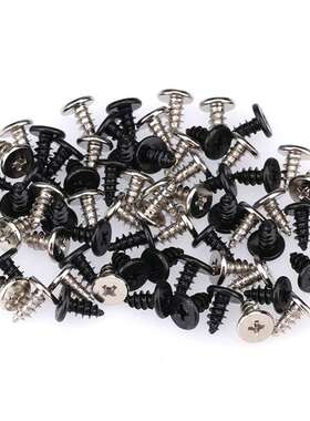 加硬黑色CA大平头自攻螺丝镀镍薄平头自攻螺钉小螺丝钉M1.2M2M3M4