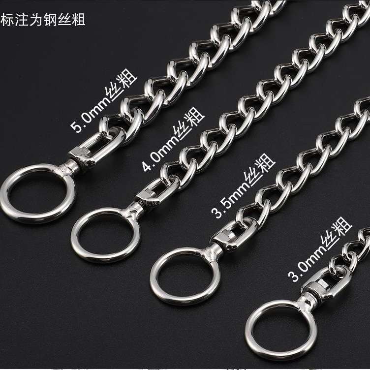 罗威纳幼犬狗圈颈圈狗铁链拉布拉多绳链遛狗宠物狗大型犬围脖脖子