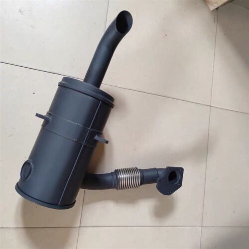 新源C75-9胶轮式挖土机  Yu柴引擎排气管 消音器总成