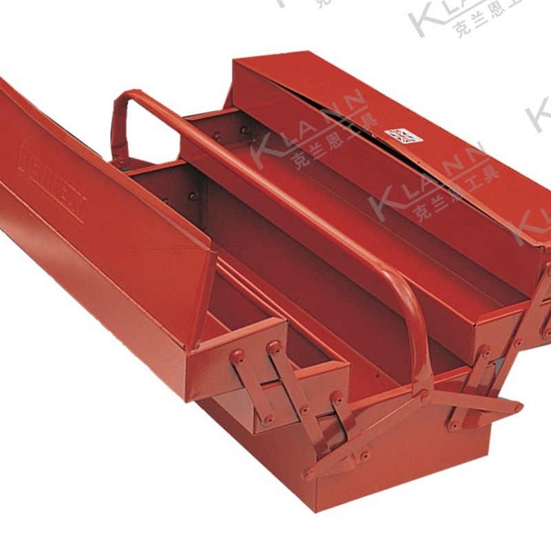 英国KENNEDY工业级翻斗式钢制手提工具箱 KEN-593-1170K 克伦威尔