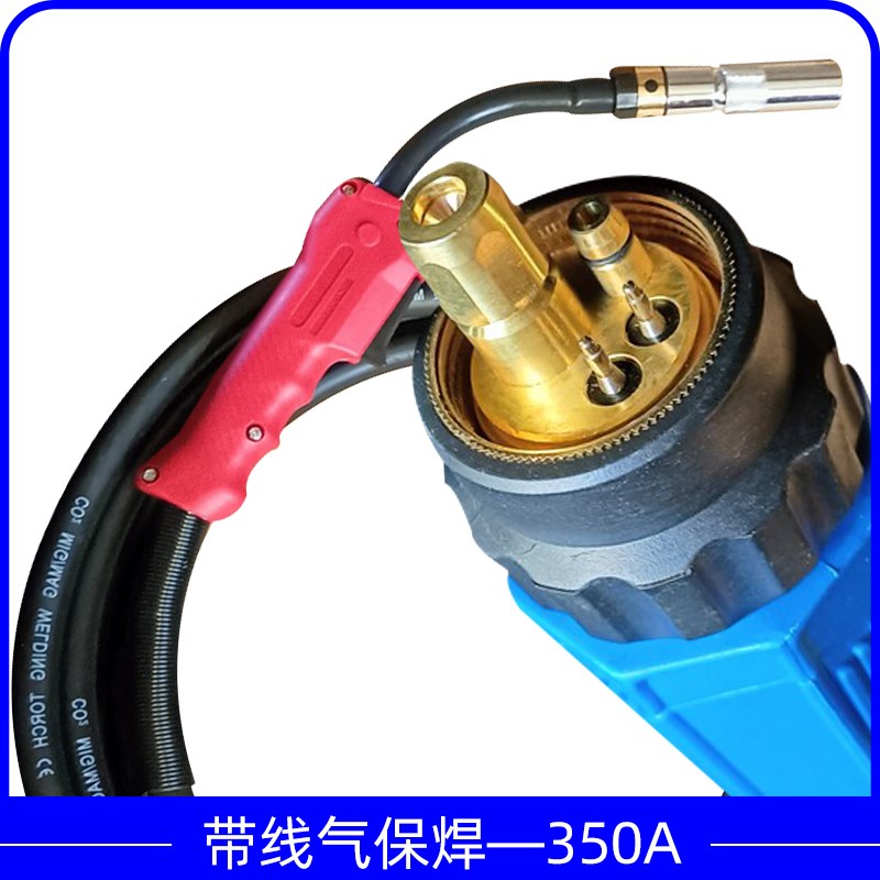 二氧化碳气体保护焊机配件欧式350A3米/5米/8米气保焊枪欧式接口
