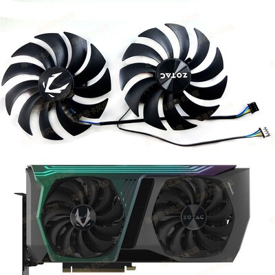 ZOTAC/索泰 GAMING GeForce RTX 3070 AMP HOLO显卡散热风扇新