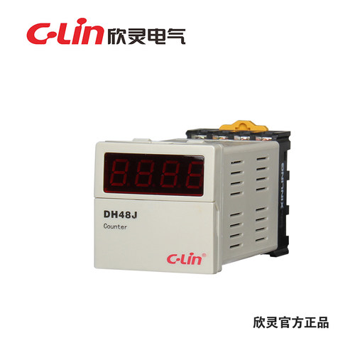 DH48J(HHJ1-A)数显计数器继电器220V手动自动复位欣灵正品直销mrj
