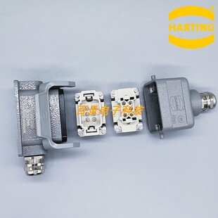 HARTING重载连接器09330062601/2701  6针表面装上壳顶出 热流道