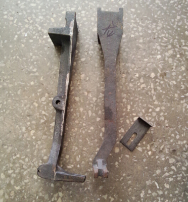 箭杆织机配件 废边架子 废边盘架子 搁脚 7749  7750 托脚