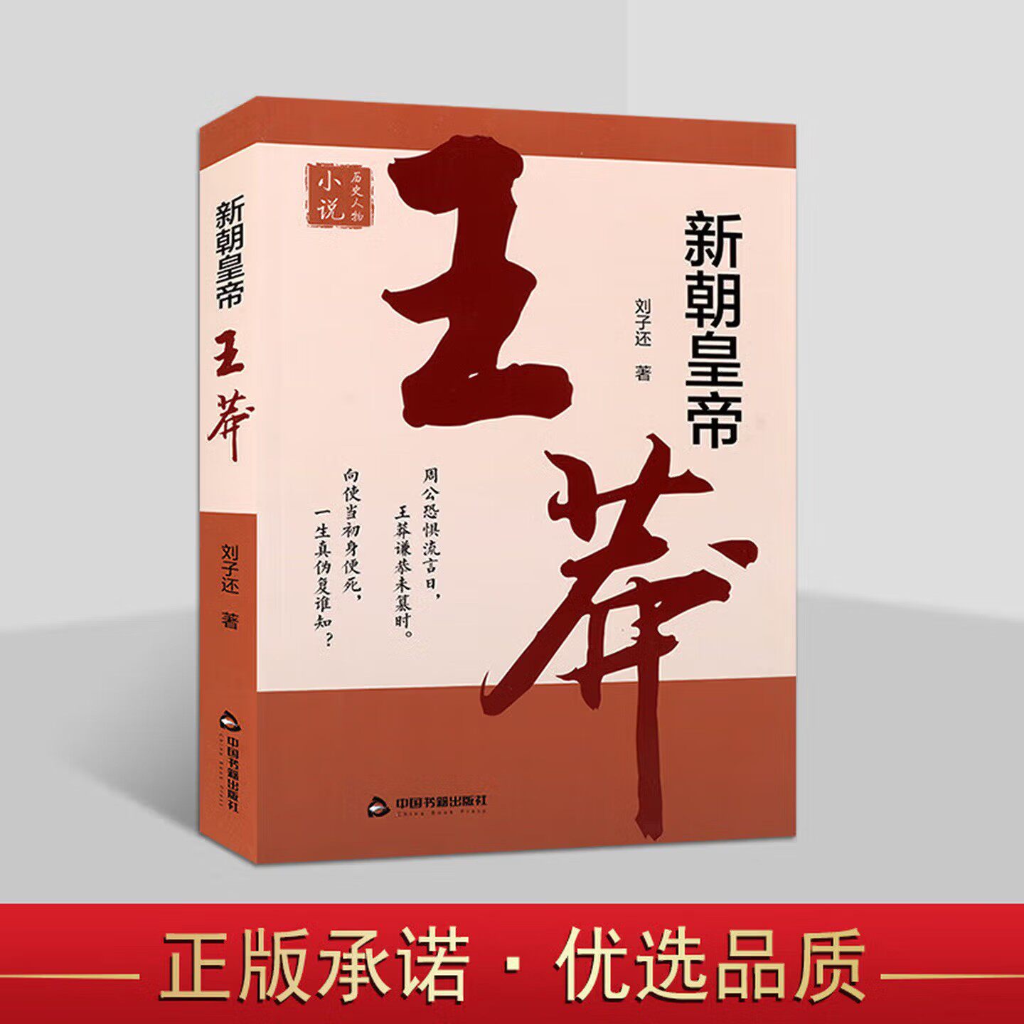 新朝皇帝 王莽 历史人物小说系列 中国古代历代帝王皇帝传记 宫廷故事汉书资治通鉴记载书籍 古代历史小说 中国书籍出版社
