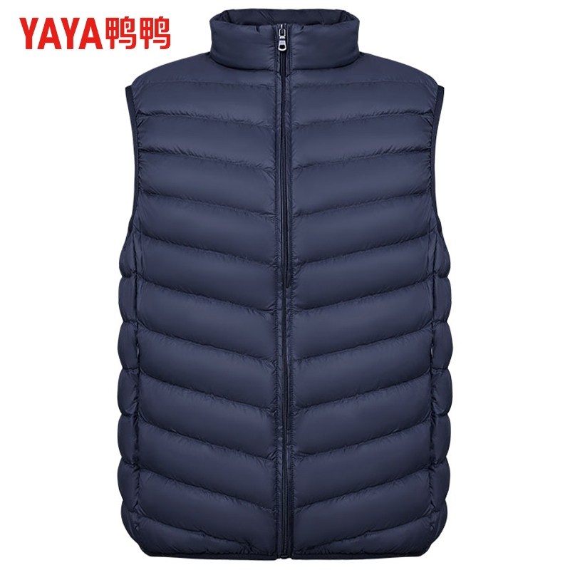 鸭鸭男士轻薄款羽绒服马甲2025秋季新款时尚休闲百搭保暖外套,男装,羽绒马甲,淘宝优惠券,粉丝福利购,淘宝优惠卷