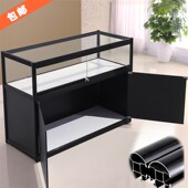 玻璃展示柜透明展柜陈列柜台样品柜烟酒首饰品货架商用小型dc柜
