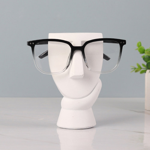 创意人物趣味眼镜架摆件眼镜店陈列展示道具装饰品眼镜架子展示架