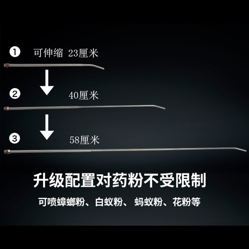 电动喷粉枪电动喷粉神器白蚁喷粉球喷粉机器灭白蚁药粉工具喷粉器
