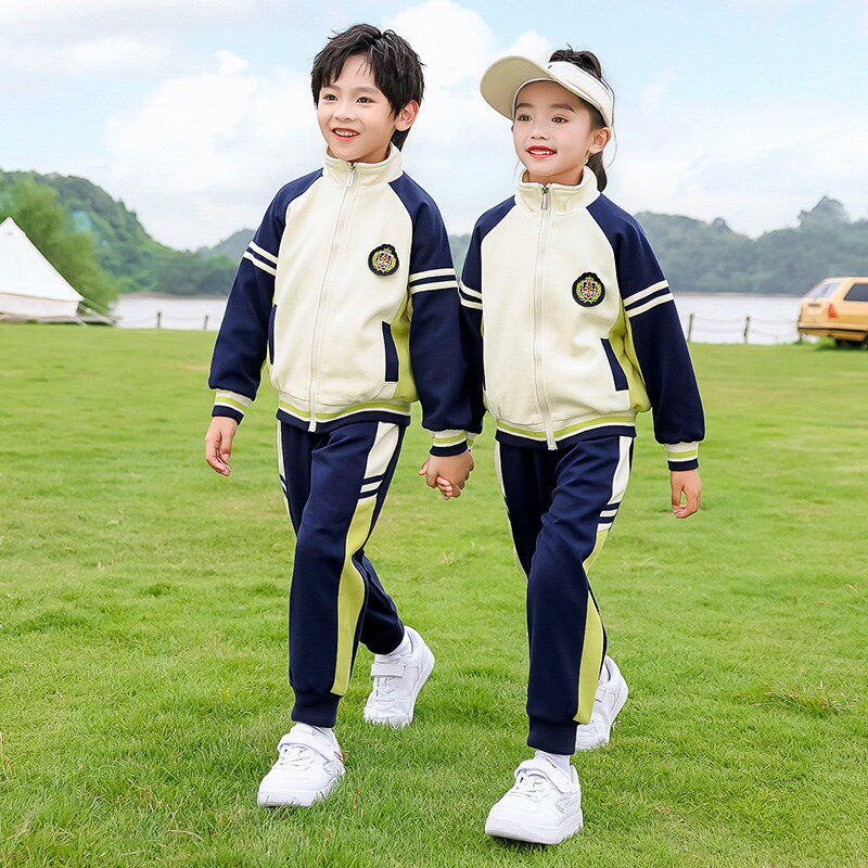幼儿园园服春秋装儿童运动班服三件套男女生小学生校服秋冬季套装