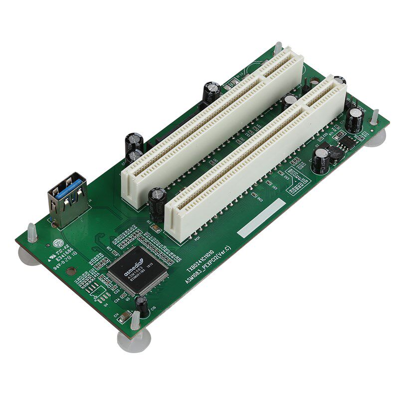PCI-e转PCI转接卡PCIe转双PCi插槽扩展卡支持采集卡金税卡