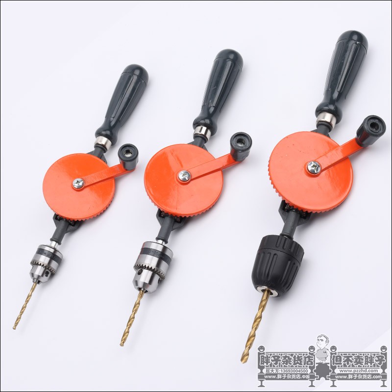 美科手摇钻木工钻手钻打孔钻微型钻乐器木料打孔开孔钻孔打眼钻眼