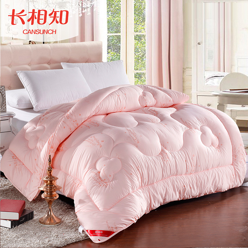 长相知家纺被子冬被加厚保暖被芯羽丝绒双人太空被空调被芯