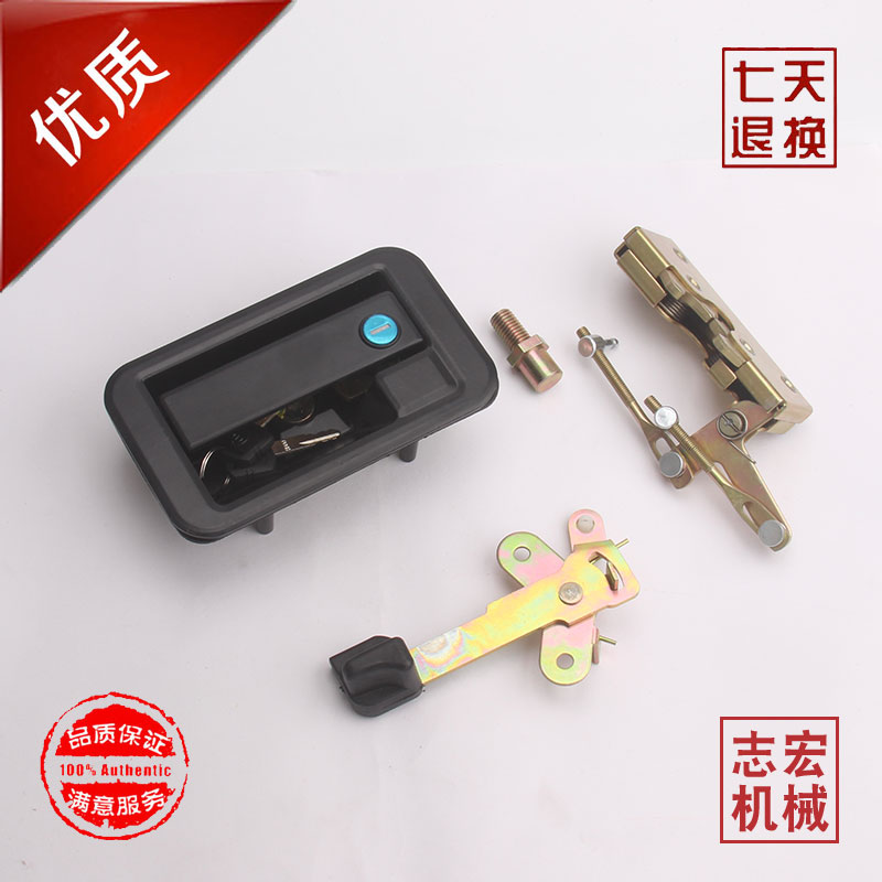 适用玉柴YC85/135/230-8/6挖掘机配件 门锁总成锁块内/外拉手挖机