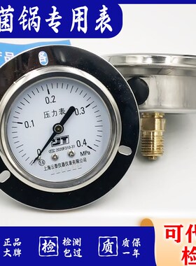 博迅原厂立式灭菌器上海云泰YN63Z 0.4mpa浙江圣迪Y100ZK压力表