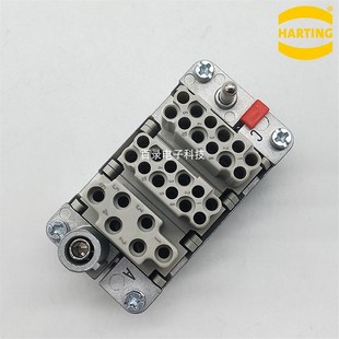HARTING重载连接器6芯8针12路14P 20PIN电力信号组合模块母芯