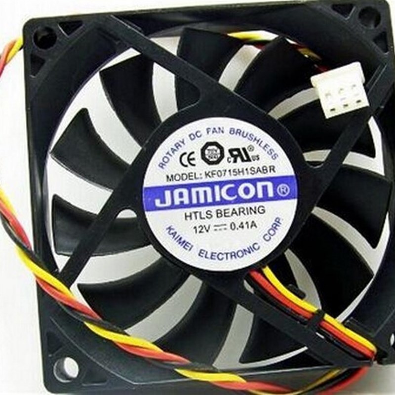 全新现货原装JAMICON 12V 0.41A UPS风扇 KF0715H1SABR 7CM/厘米 - 实物图