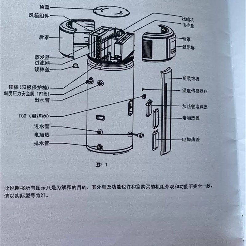适用于美的RSJ-15/190RDN3-C空气能镁棒热水器水箱外牙镁棒27头部