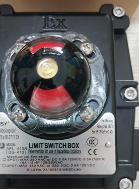 有CCC认证KGSY气动阀门ExdIIBT6防爆限位开关APL-410N  DS-410