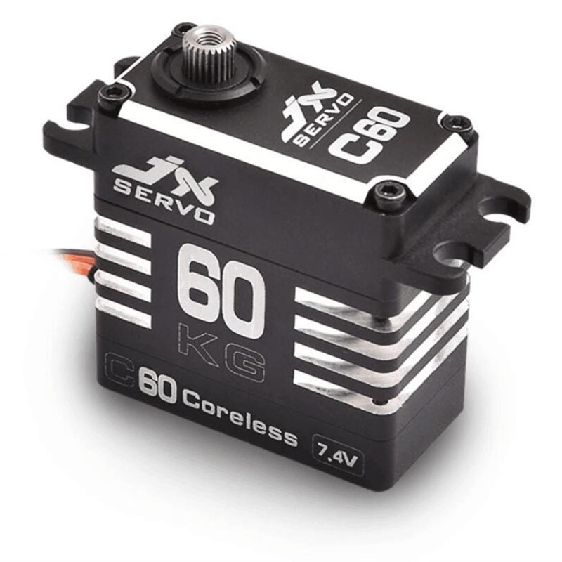 J60KG大扭力舵机X C60 全金属外壳空心杯高压金属齿轮车用机器人
