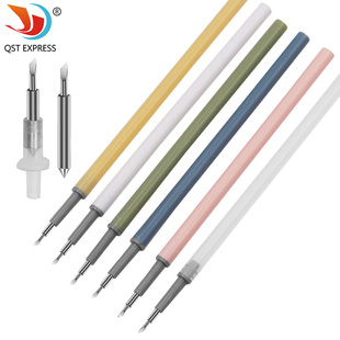 彩色笔芯笔刀小刀头裁纸刀美工刀快递刀雕刻刀笔式刻字刀刻刀配件