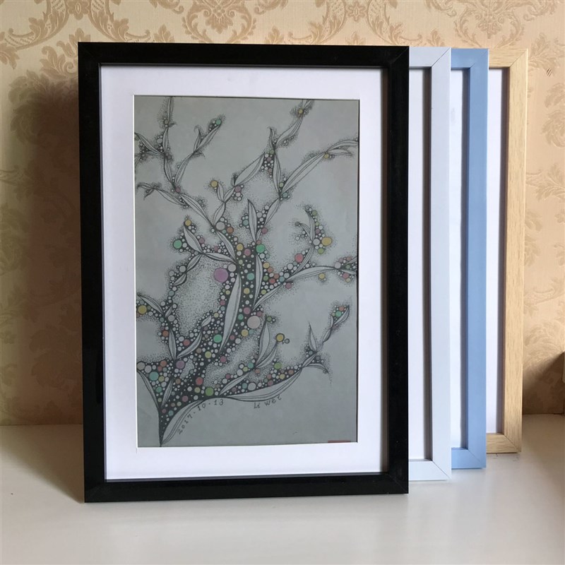 创意塑料相框挂墙7寸摆台 8 16 18 20 14寸8开4K海报装裱画框A3a4