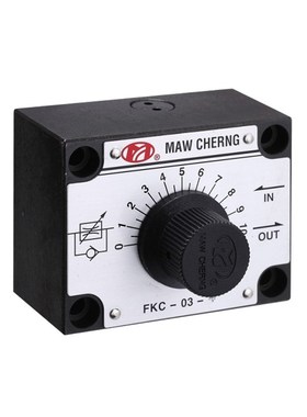 台湾原装机械式旋转流量控制阀MAW CHERNG茂承FKC-03L-4节流阀03R