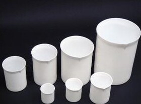聚四氟烧杯 F4 PTFE 特氟龙烧杯50ml100ml 250ml300ml500ml1000ml