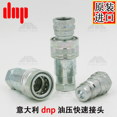原装正品意大利DNP PBV 50M-2NPT 液压高压快速快换快插快装接头