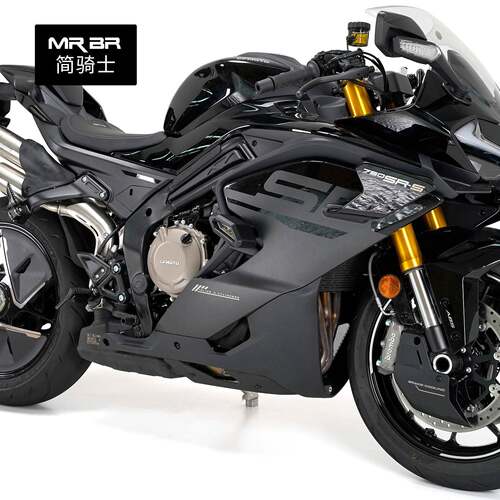 MRBR适配春风750SR-S护杠防摔块保险杠防摔球竞技保护杠改装配件