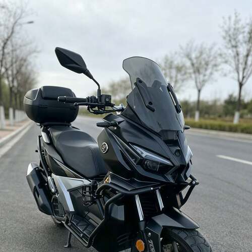 骑仕牛适用于无极 SR150S前挡风玻璃改装加高透明护胸风挡配件