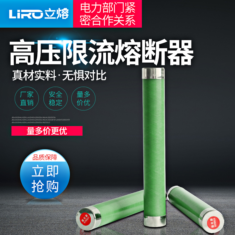 立熔户内XRNT-10/2A-25A高压限流熔断器PT互感器保险管熔丝40*350