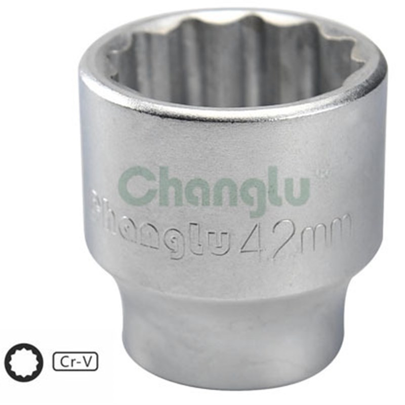 长鹿气动重型3/4十二角套筒12角41 46 48 50 55 60 套筒头子19mm