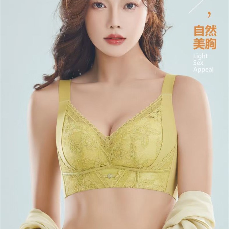 婵娟8816鸟美容院p调整型内衣女小胸聚拢收副乳上托矫正防下垂文