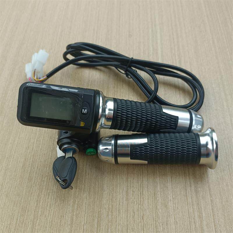 码电动车速带电XUD门锁加晶屏带电量显示液速度表里程调速转把