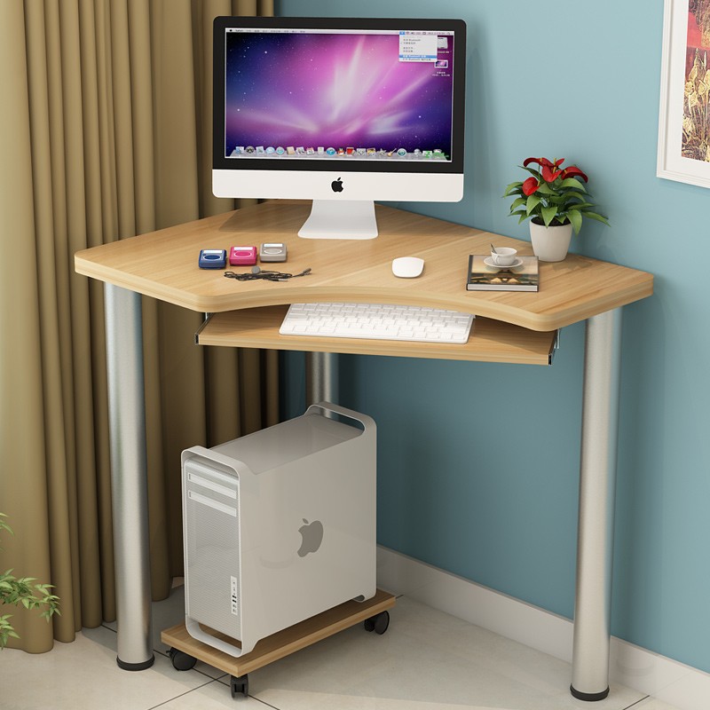 转角笔记本台式桌拐角写字桌迷你墙角桌书桌桌