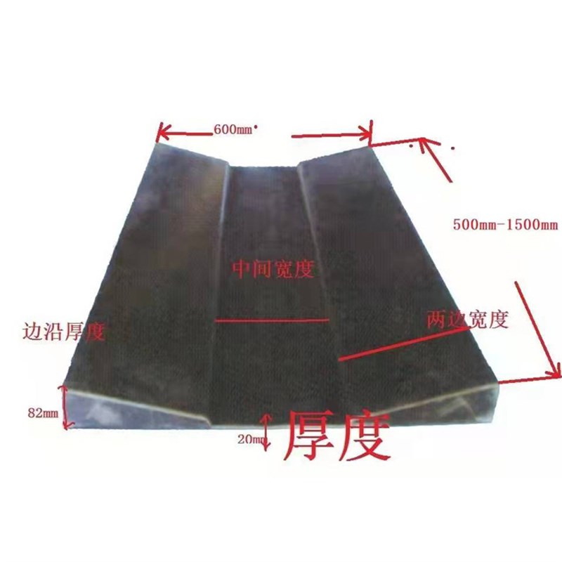 钢卷橡胶弹性垫鞍座 金属卷板状橡胶垫块 V形橡胶鞍座运输垫