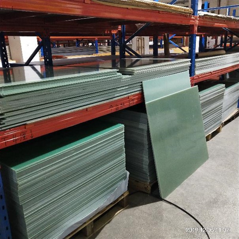 黄色3240环氧板 阻燃耐高温水绿色防静电玻纤FR4环氧板切割加工