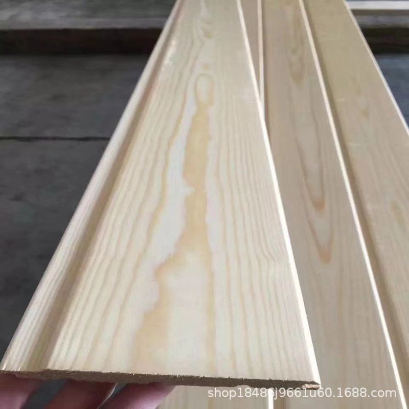 红雪松实木板 加拿大红雪松免漆扣板 鱼鳞木瓦片料