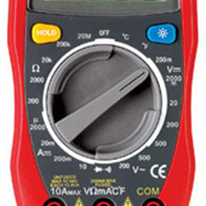 正品优利德掌上万用表UT33C/带温度/带背光电池表笔/蜂鸣