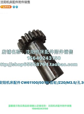沈阳安阳机床CW61100 CW61125齿轮 Z20/M3.5/孔30/L116 5018