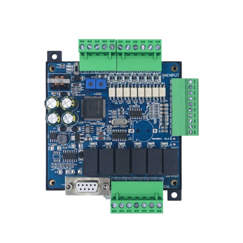 国产PLC控制器工控板FX3U-14MT14MR编程模拟输入输出脉冲计数