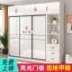衣柜家用卧室推拉门衣橱现代简约经济型亮面储物简易组装 移门
