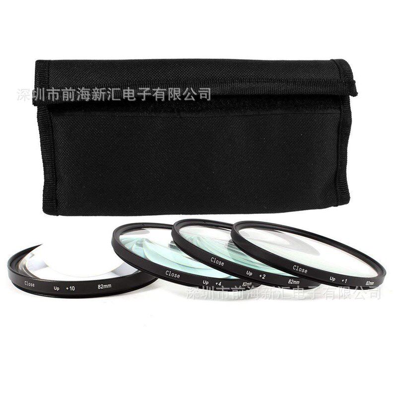 单反相机37-82mm kit滤镜套装 9IN1 CPL+UV+FLD+近摄1/2/4/10