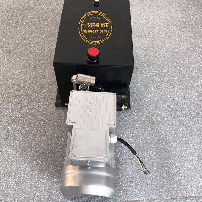 液压机件交流单作用手动泵动力单元液压系统升降平台传菜机液压站