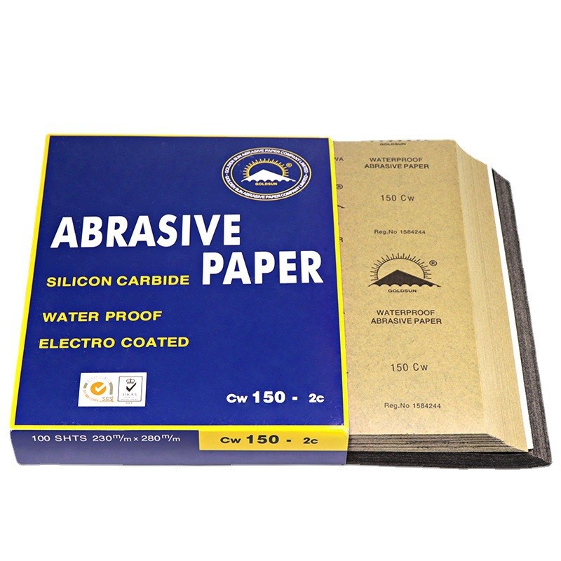 金太阳碳化硅砂纸片60-10000目木工金属打磨抛光干湿汽车砂纸工厂