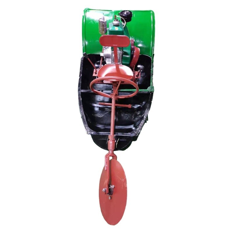 小型平原丘陵机耕船 柴油式水陆两用旋耕机 湖区山区水田耕作机